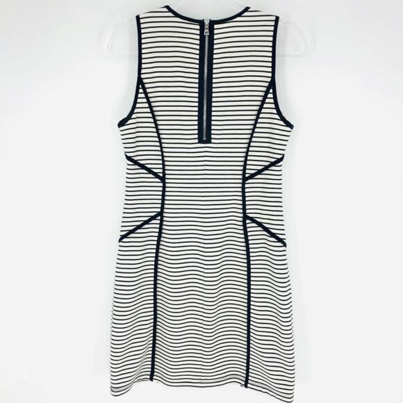 Red 23 Bodycon Dress Navy & White Stripe M - Picture 4 of 8